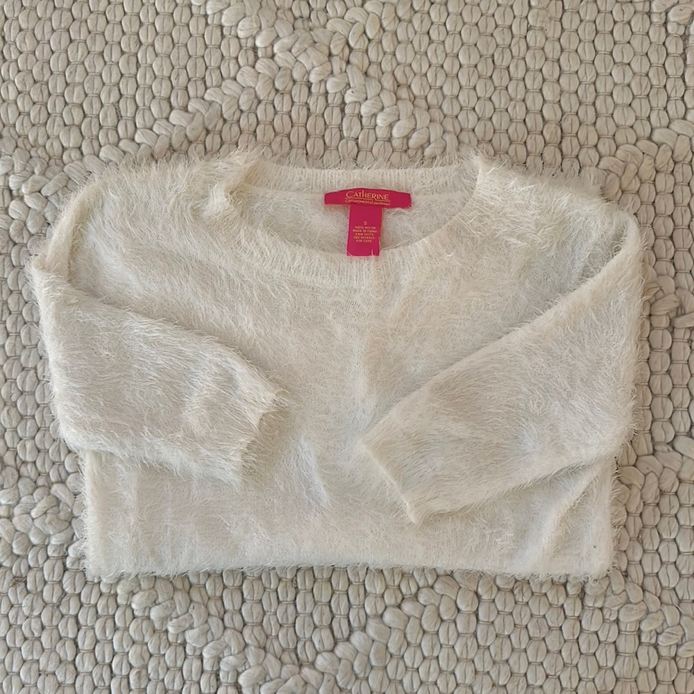 Catherine Malandrino White Sweater Top